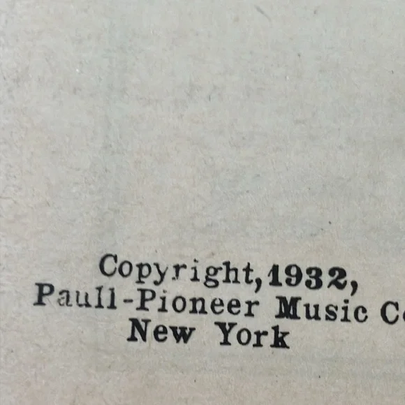 THE  COWBOY SINGS COPYRIGHT 1932 SONGS OF THE RANCH AND RANGE WESTERN FRONTIER - Picture 16 of 17